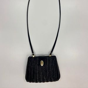 Little Black Basket Purse